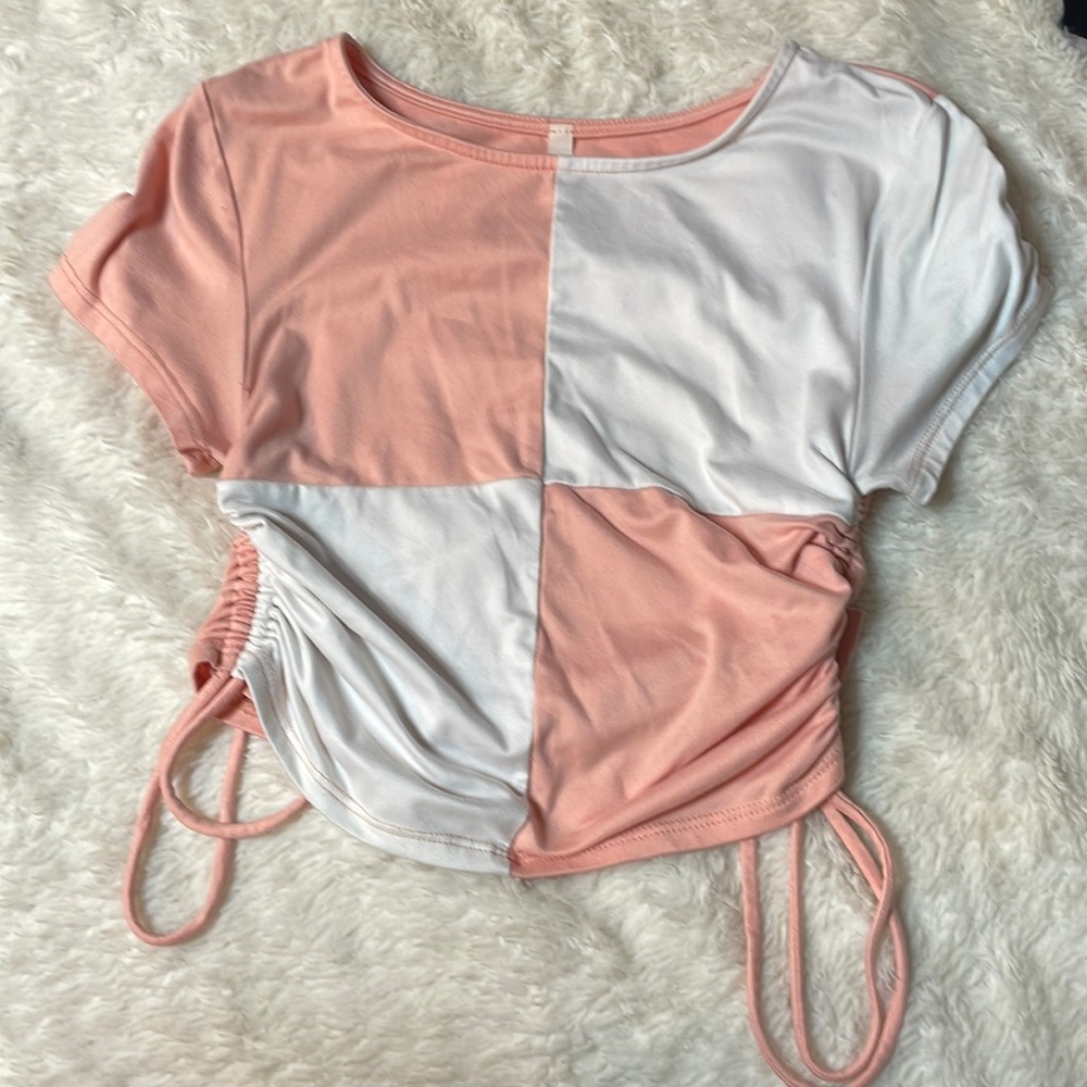 SUPER SOFT sinched checked shirt